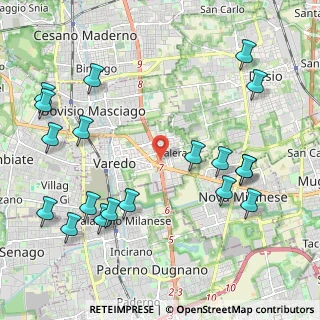 Mappa Superstrada Milano - Meda - Lentate, 20814 Varedo MB, Italia (2.58421)