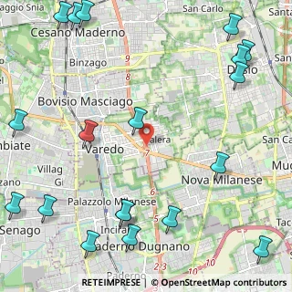 Mappa Superstrada Milano - Meda - Lentate, 20814 Varedo MB, Italia (3.28368)