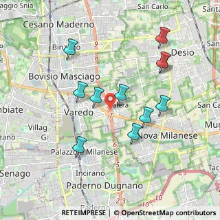 Mappa Superstrada Milano - Meda - Lentate, 20814 Varedo MB, Italia (1.81727)