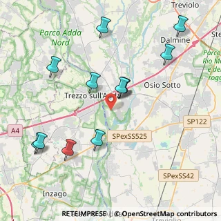 Mappa Corso Italia, 24042 Capriate San Gervasio BG, Italia (4.2825)