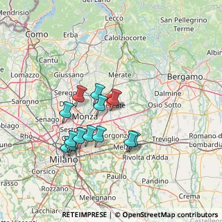 Mappa Via Fratelli Cairoli, 20875 Burago di Molgora MB, Italia (12.71846)