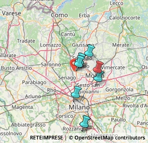 Mappa 20814 Varedo MB, Italia (15.73909)