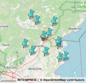 Mappa Via Carpen, 25089 Villanuova Sul Clisi BS, Italia (6.27583)