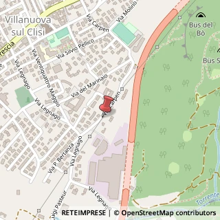 Mappa Via Carpen, 55, 25089 Villanuova Sul Clisi BS, Italia, 25089 Villanuova sul Clisi, Brescia (Lombardia)