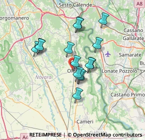 Mappa SP 18, 28047 Oleggio NO, Italia (5.59333)