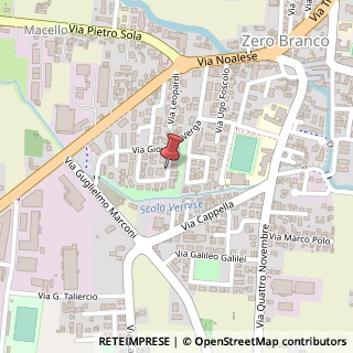 Mappa Via a. manzoni 3, 31059 Zero Branco, Treviso (Veneto)