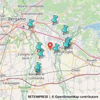 Mappa Strada Statale, 24050 Mornico Al Serio BG, Italia (6.49364)