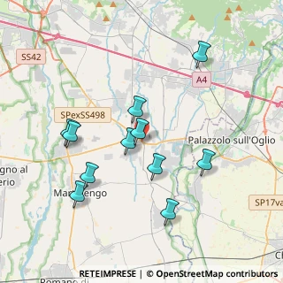 Mappa Strada Statale, 24050 Mornico Al Serio BG, Italia (3.64091)