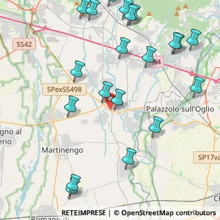 Mappa Strada Statale, 24050 Mornico Al Serio BG, Italia (5.5155)
