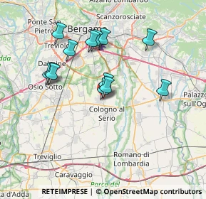 Mappa Via Bonaita, 24059 Urgnano BG, Italia (6.57)