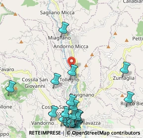 Mappa Via Colli Silvio, 13818 Andorno Micca BI, Italia (2.87)