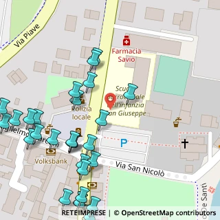 Mappa Piazza All'Arma dei Carabinieri, 31032 Casale sul Sile TV, Italia (0.08214)
