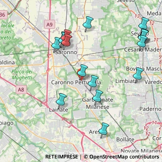 Mappa Caronno Pertusella, 21042 Caronno Pertusella VA, Italia (4.88118)