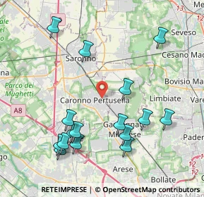 Mappa Caronno Pertusella, 21042 Caronno Pertusella VA, Italia (4.42313)