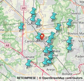 Mappa Caronno Pertusella, 21042 Caronno Pertusella VA, Italia (3.72)