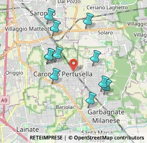 Mappa Caronno Pertusella, 21042 Caronno Pertusella VA, Italia (1.76818)