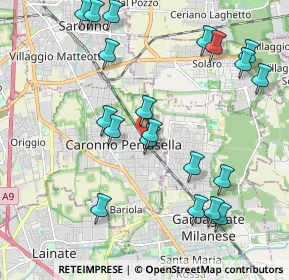 Mappa Caronno Pertusella, 21042 Caronno Pertusella VA, Italia (2.2715)