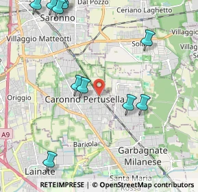 Mappa Caronno Pertusella, 21042 Caronno Pertusella VA, Italia (2.64727)