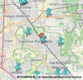 Mappa Caronno Pertusella, 21042 Caronno Pertusella VA, Italia (2.9975)