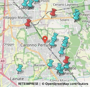 Mappa Caronno Pertusella, 21042 Caronno Pertusella VA, Italia (2.5405)