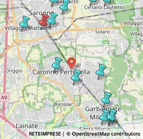 Mappa Caronno Pertusella, 21042 Caronno Pertusella VA, Italia (2.80071)