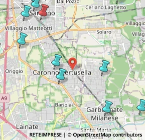 Mappa Caronno Pertusella, 21042 Caronno Pertusella VA, Italia (2.99091)
