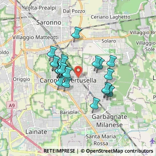 Mappa Caronno Pertusella, 21042 Caronno Pertusella VA, Italia (1.4085)