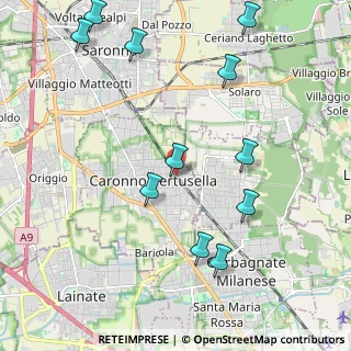 Mappa Caronno Pertusella, 21042 Caronno Pertusella VA, Italia (2.43364)