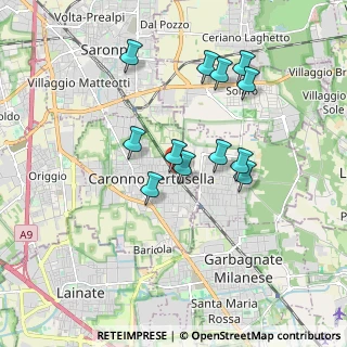 Mappa Caronno Pertusella, 21042 Caronno Pertusella VA, Italia (1.60333)