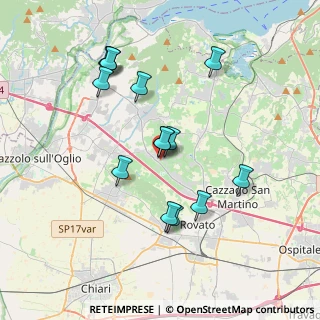 Mappa CAP, 25030 Erbusco BS, Italia (3.45286)