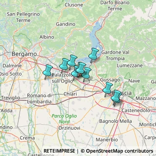 Mappa CAP, 25030 Erbusco BS, Italia (8.75818)