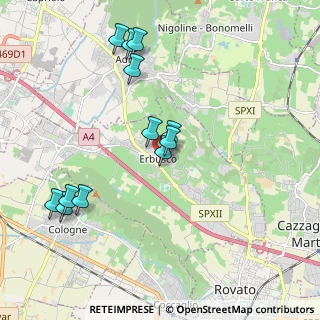 Mappa CAP, 25030 Erbusco BS, Italia (2.00667)