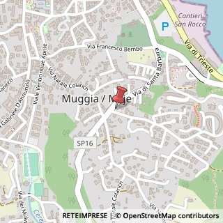 Mappa Via di Santa Barbara, 53, 34015 Muggia, Trieste (Friuli-Venezia Giulia)