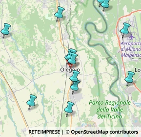 Mappa Via A. Bournè, 28047 Oleggio NO, Italia (6.049)