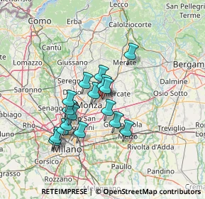 Mappa Via Nando Tintorri, 20863 Concorezzo MB, Italia (11.19647)