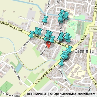Mappa Via Massiego, 31032 Casale Sul Sile TV, Italia (0.19)