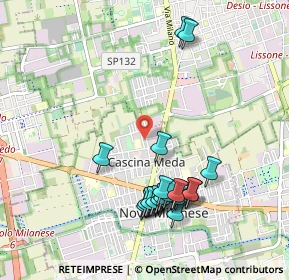Mappa Via Bologna, 20834 Nova Milanese MB, Italia (1.024)