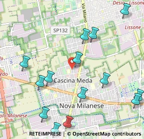 Mappa Via Bologna, 20834 Nova Milanese MB, Italia (1.28143)