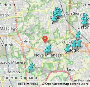 Mappa Via Bologna, 20834 Nova Milanese MB, Italia (2.42067)