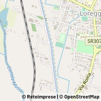 Kaart Loreggia