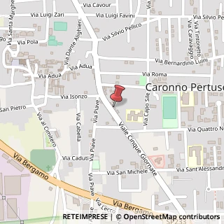 Mappa Viale 5 Giornate, 129, 21042 Caronno Pertusella, Varese (Lombardia)