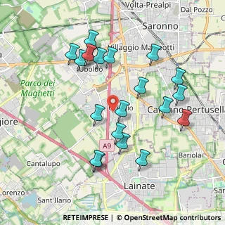 Mappa Via Luigi Bianchi, 21040 Origgio VA, Italia (1.94)