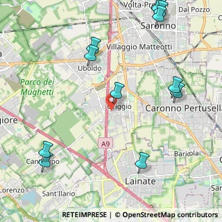 Mappa Via Luigi Bianchi, 21040 Origgio VA, Italia (2.83917)