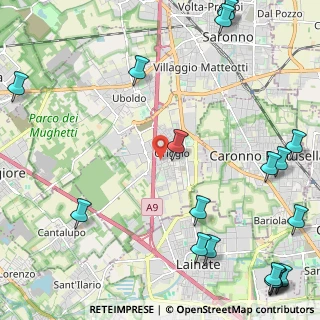 Mappa Via Luigi Bianchi, 21040 Origgio VA, Italia (3.48211)