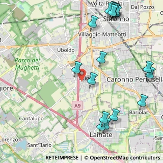 Mappa Via Luigi Bianchi, 21040 Origgio VA, Italia (2.944)