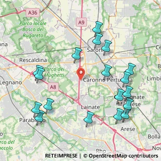 Mappa Via Luigi Bianchi, 21040 Origgio VA, Italia (4.82556)