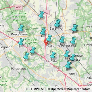 Mappa Via Luigi Bianchi, 21040 Origgio VA, Italia (4.25889)