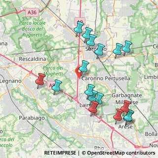 Mappa Via Luigi Bianchi, 21040 Origgio VA, Italia (4.30412)