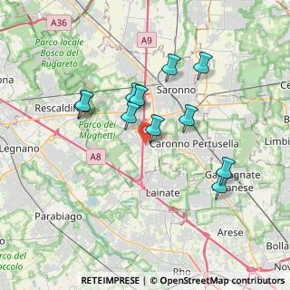 Mappa Via Luigi Bianchi, 21040 Origgio VA, Italia (3.24545)