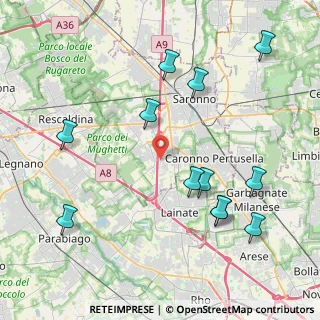 Mappa Via Luigi Bianchi, 21040 Origgio VA, Italia (4.64167)
